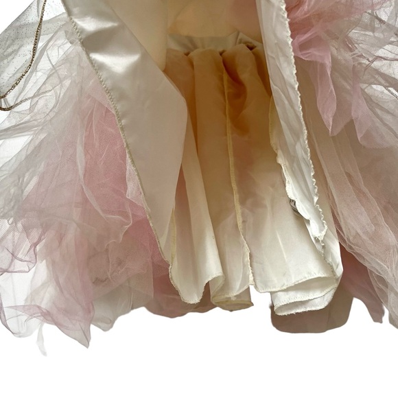 Unicorn Fairy Princess Costume Set with Velcro Wings & Horn/Ears Headband Sz 6X - Picture 9 of 11